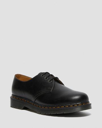 Dr Martens 1461 Men's Abruzzo Leren Oxford Schoenen Heren Zwart Bruin | NL 217RVD